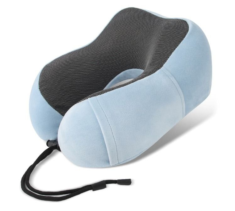 Sereniya Memory Foam Travel Neck Pillow for Airplane and Travel Comfort