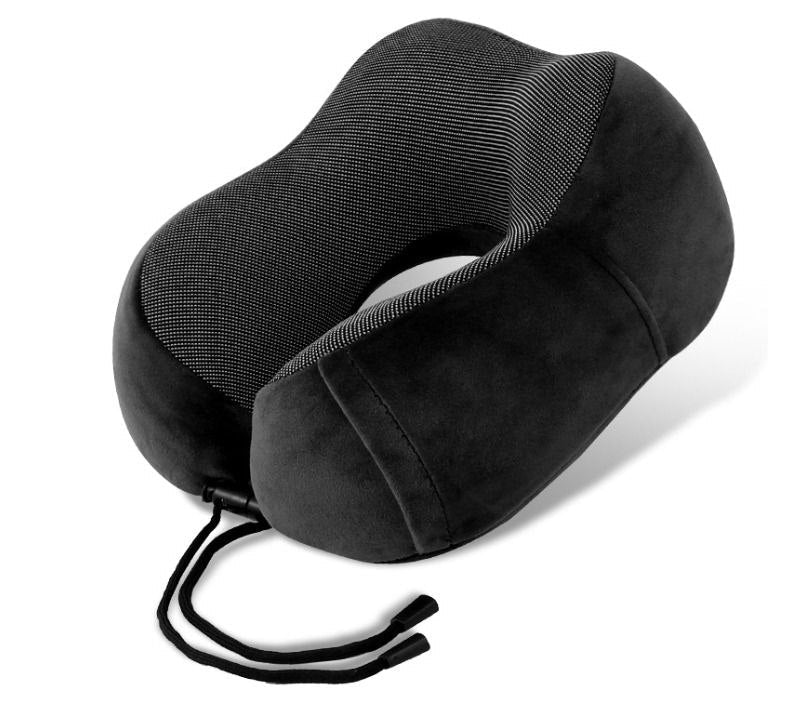 Sereniya Memory Foam Travel Neck Pillow for Airplane and Travel Comfort
