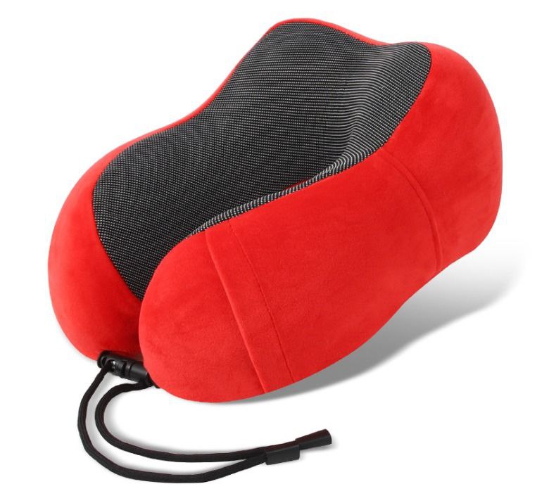 Sereniya Memory Foam Travel Neck Pillow for Airplane and Travel Comfort
