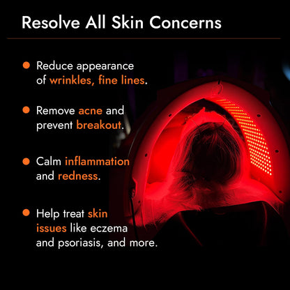 Portable LED Light Therapy Device for Daily Skin Wellness by Sereniya