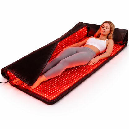 Full Body Red Light Therapy Mat — 2320 LEDs Dual 660nm & 850nm Infrared Home Wellness Mat by Sereniya