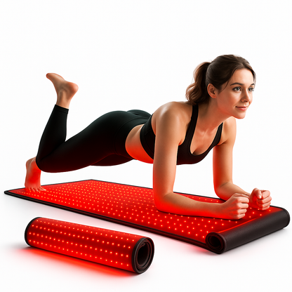 Full Body Red Light Therapy Mat Pro — 945 LED 660nm Red & 850nm Near Infrared Recovery Mat by Sereniya