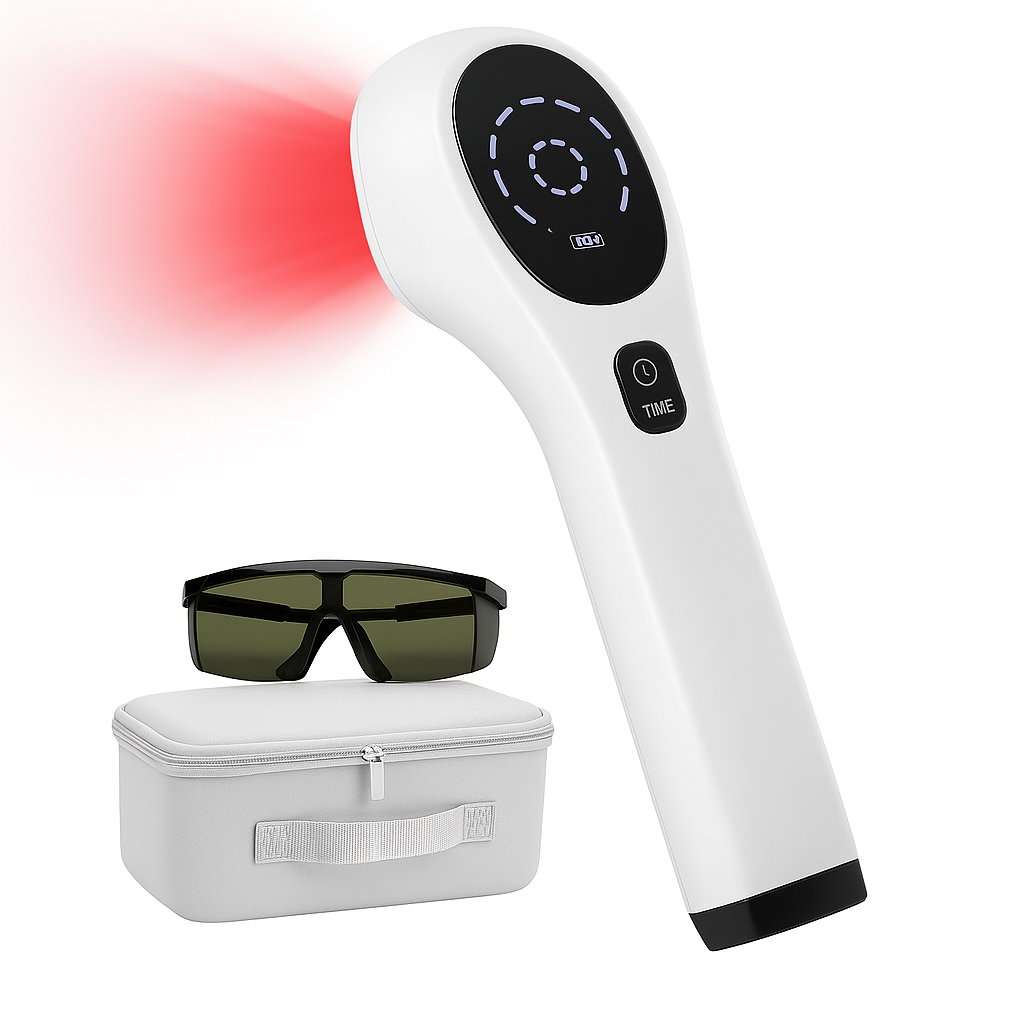 Red Light Therapy Wand — Portable Dual-Wavelength Infrared LED Massager for Home Wellness by Sereniya
