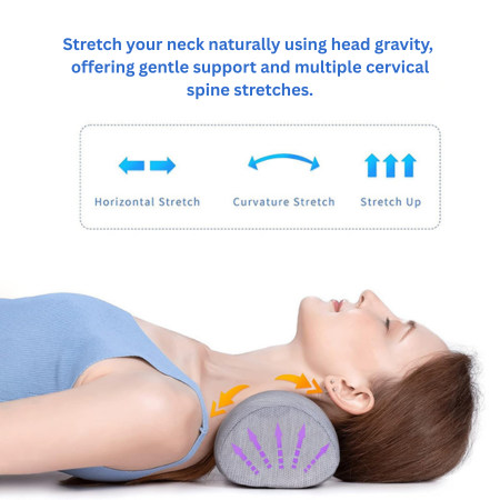 Sereniya Contoured Neck Support Memory Foam Pillow