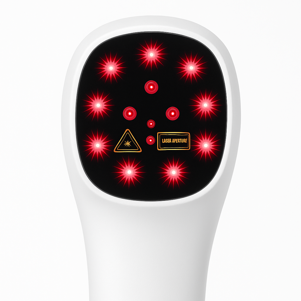 Red Light Therapy Wand — Portable Dual-Wavelength Infrared LED Massager for Home Wellness by Sereniya