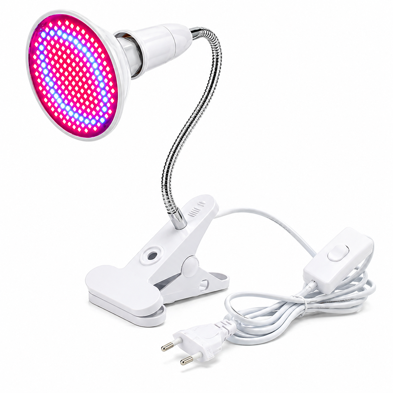 LED Red & Blue Light Skin Care Device — 200 LED Beauty Lamp for At-Home Face Care by Sereniya