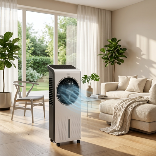 Windowless Portable Air Conditioner Energy Efficient 360 Oscillating Air Cooler Remote Control for Bedroom Office by Sereniya