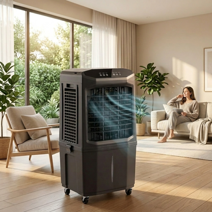 Windowless Portable Air Conditioner Evaporative Air Cooler with 7 Gallon Water Tank Remote Control for Home Office Garage by Sereniya