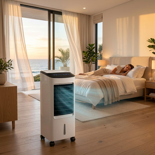 Windowless Portable Air Conditioner Tower Air Cooler Oscillating Quiet Cooling Fan for Bedroom Living Room Office by Sereniya