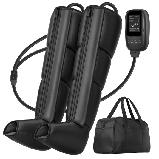 Air Compression Leg Massage Boots — Portable Foot & Leg Massager for At-Home Circulation by Sereniya