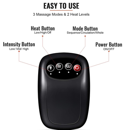 Heated Knee Massager — Compression Knee Wrap with Warmth for At-Home Wellness by Sereniya