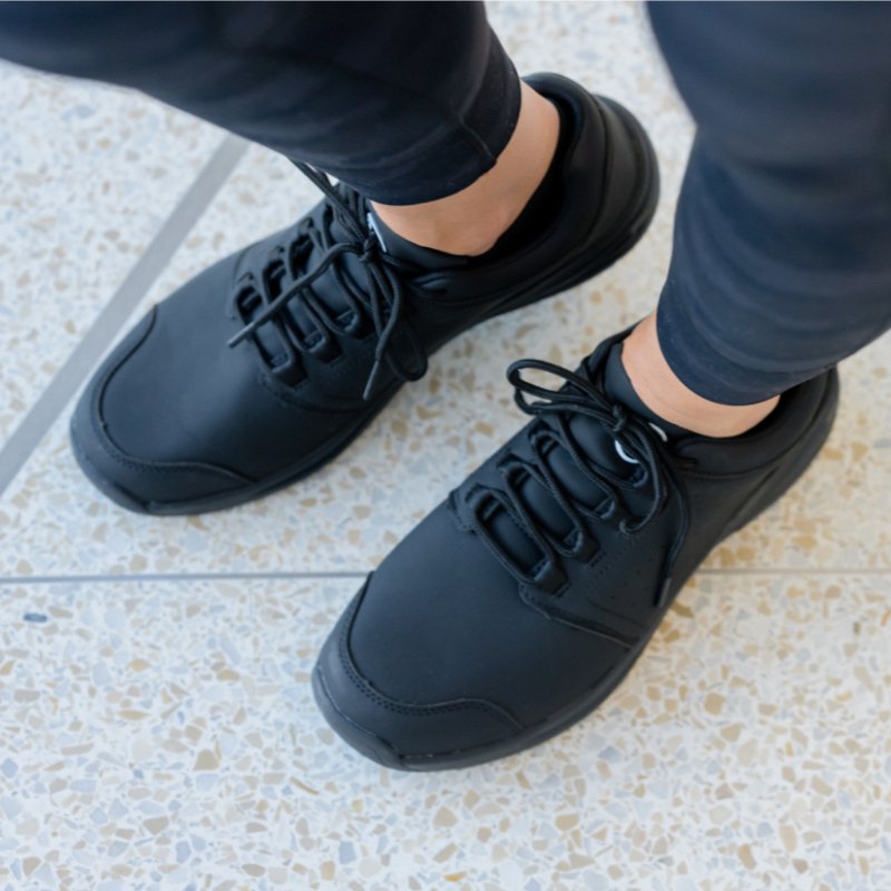 Sereniya Women’s Work Comfort Sneakers – Midnight Black