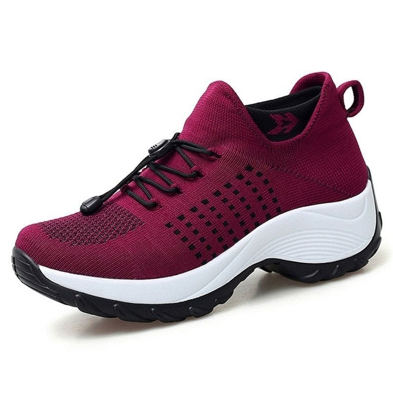 Womens Wide Fit Comfort Shoe Bundle with Free Compression Socks by Sereniya
