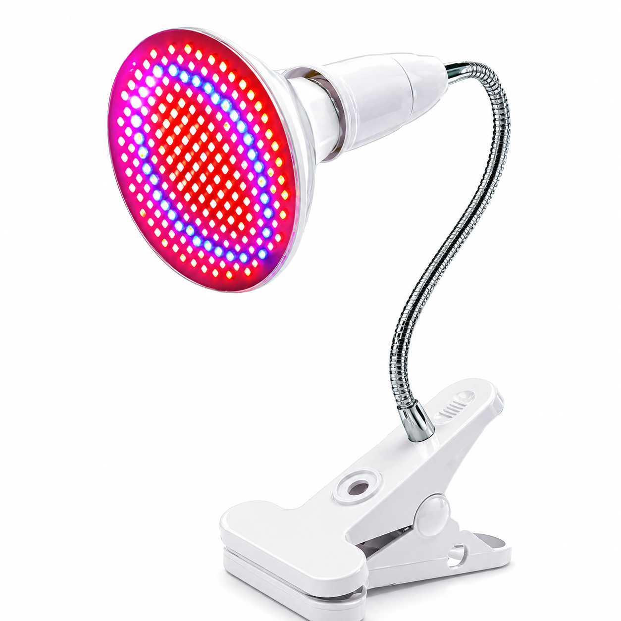 LED Red & Blue Light Skin Care Device — 200 LED Beauty Lamp for At-Home Face Care by Sereniya